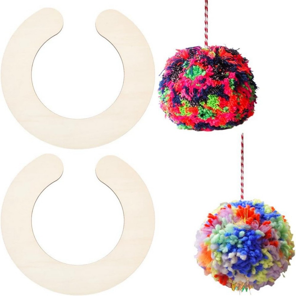 Pom Pom Maker Tool - 2 buah Set Pembuat Pom Pom