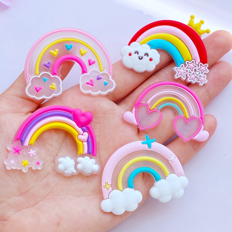 Embellishment Glue Craft - 10 Buah Baru Lucu Transparan Kartun