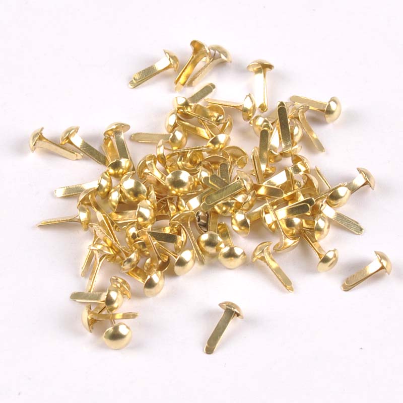 100 Buah Perak Campuran/Emas B - Embellishments For Scrapbooking ulasan dan harga