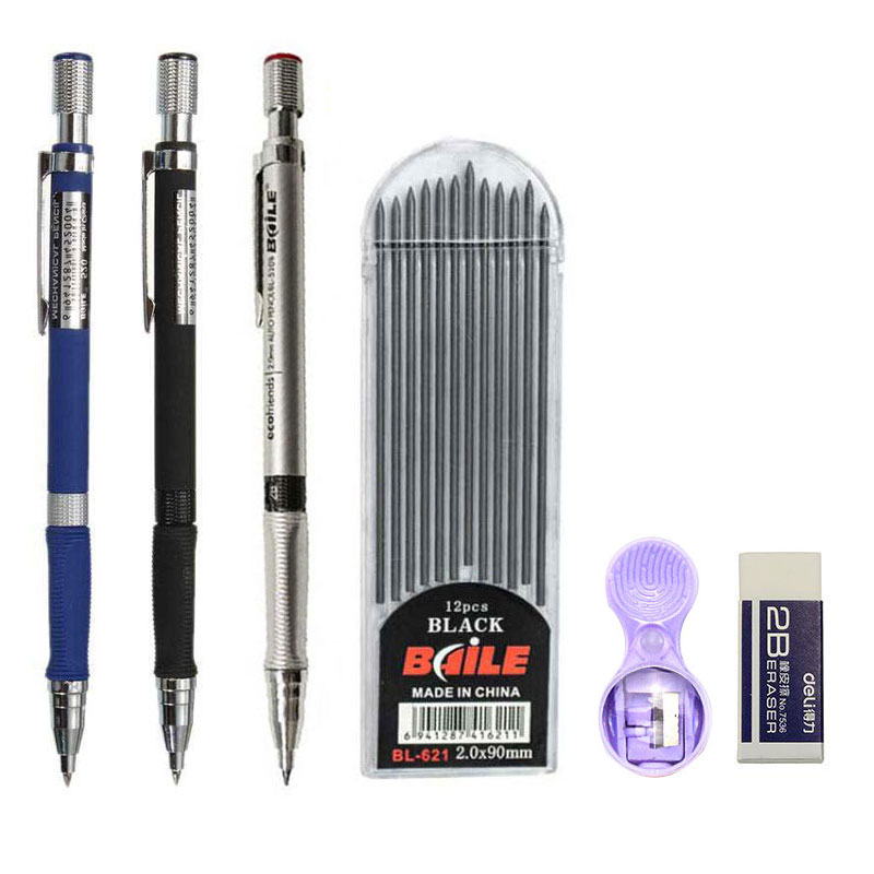 Set Pensil Mekanik 2.0Mm 2B Pe - Staedtler Pencil Lumocolor ulasan dan harga
