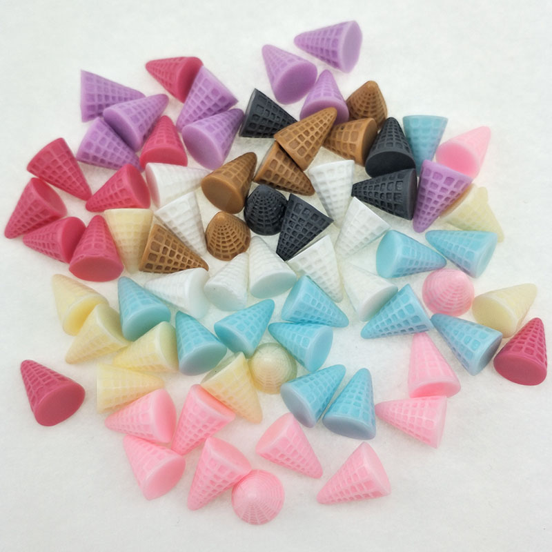 40 Buah/Lot 1.5*2Cm Resin Kera - Embellishment Glue Craft ulasan dan harga