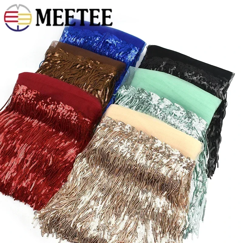 2/5/10yard payet bordir rumbai - Beaded Trim Fringe ulasan dan harga