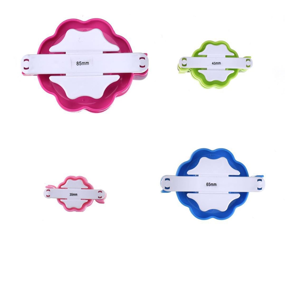 Alat Pembuat Pompom 4 Ukuran T - Pom Pom Maker Tool ulasan dan harga
