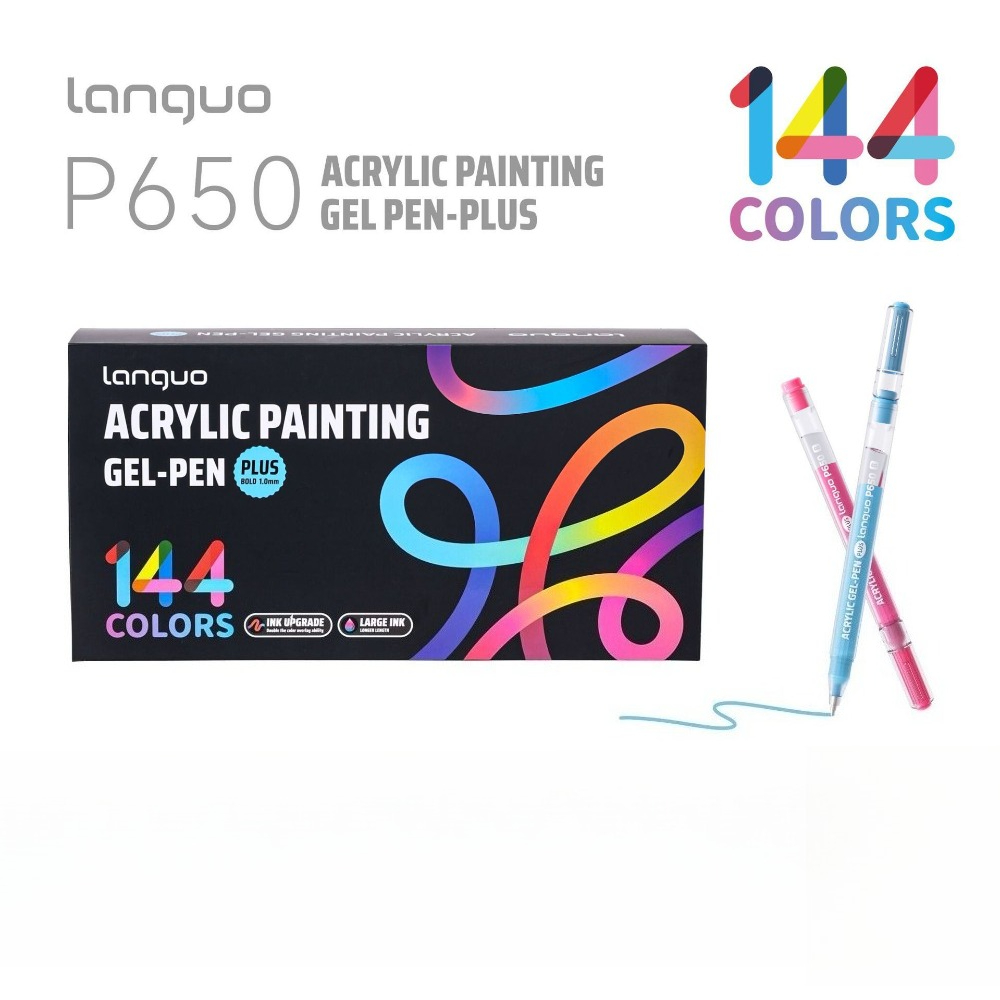 Pena Gel Lukis Akrilik Languo  - Copic Marker Sketch ulasan dan harga