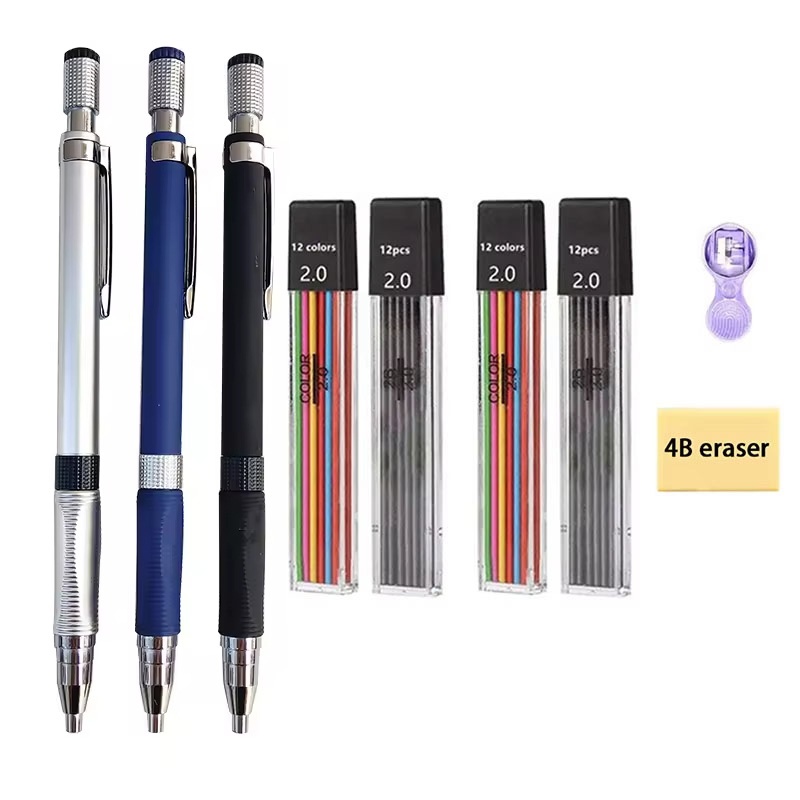 Set Pensil Mekanis 2.0mm denga - Staedtler Pencil Lumocolor ulasan dan harga