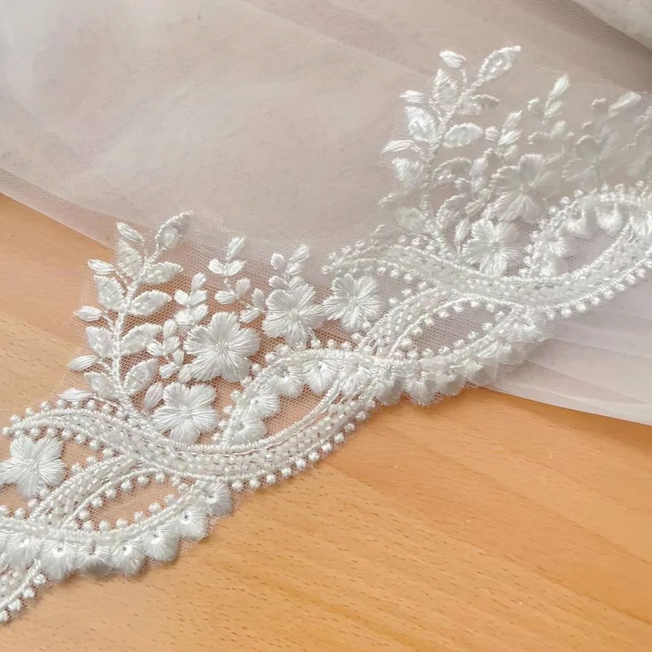Renda Manik-Manik Berkualitas  - Beaded Trim Fringe ulasan dan harga