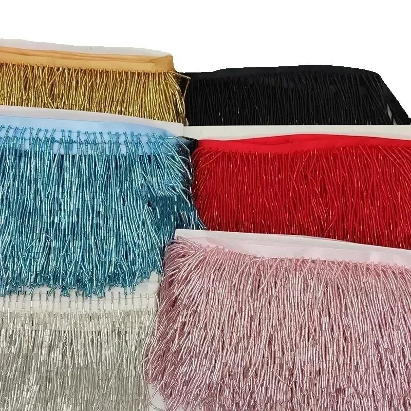 Aksesoris Gaun Rumbai Tabung M - Tassel Fringe Trim ulasan dan harga