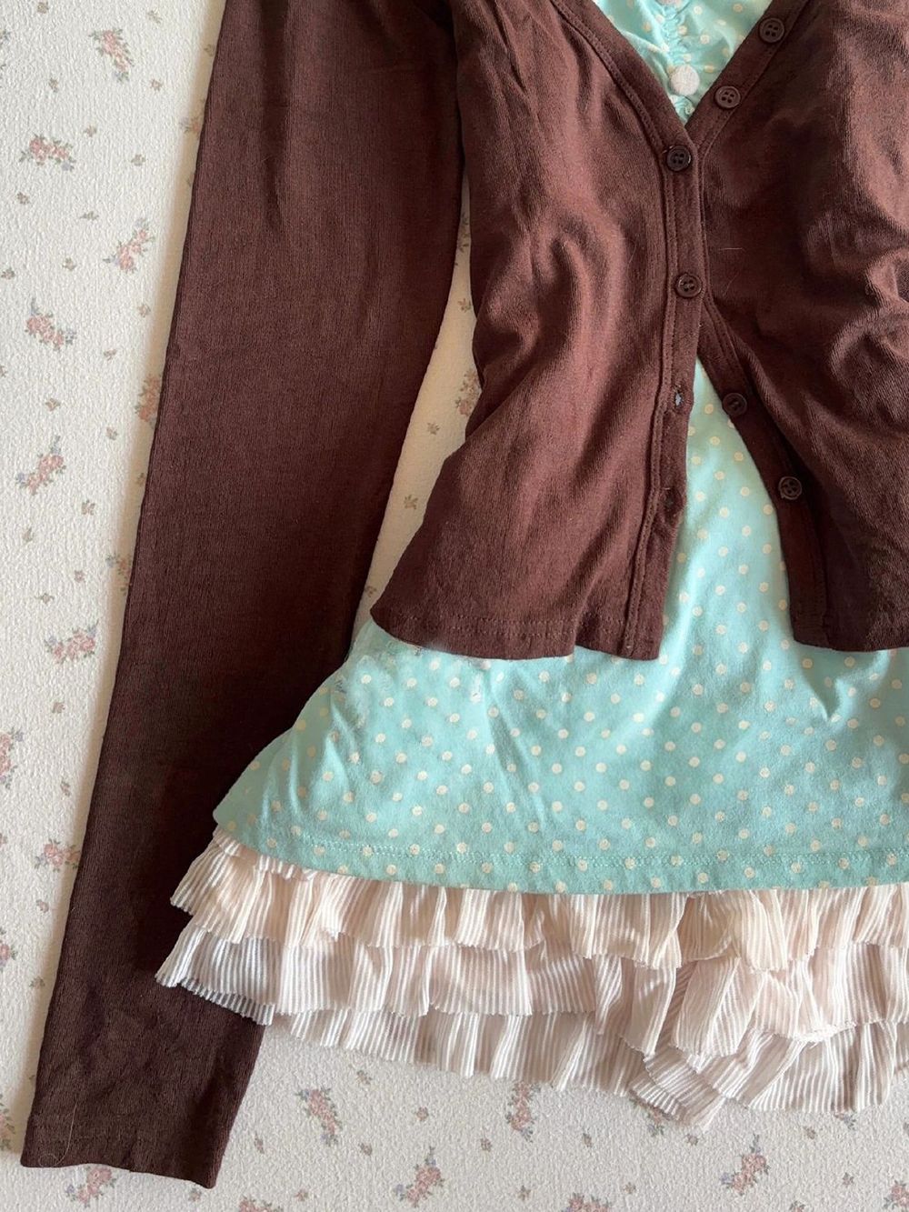 Set Gaun Kamisol Vintage Y2K C - Elastic Lace Trim ulasan dan harga